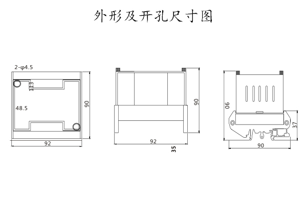 開(kāi)孔尺寸 開(kāi)孔尺寸